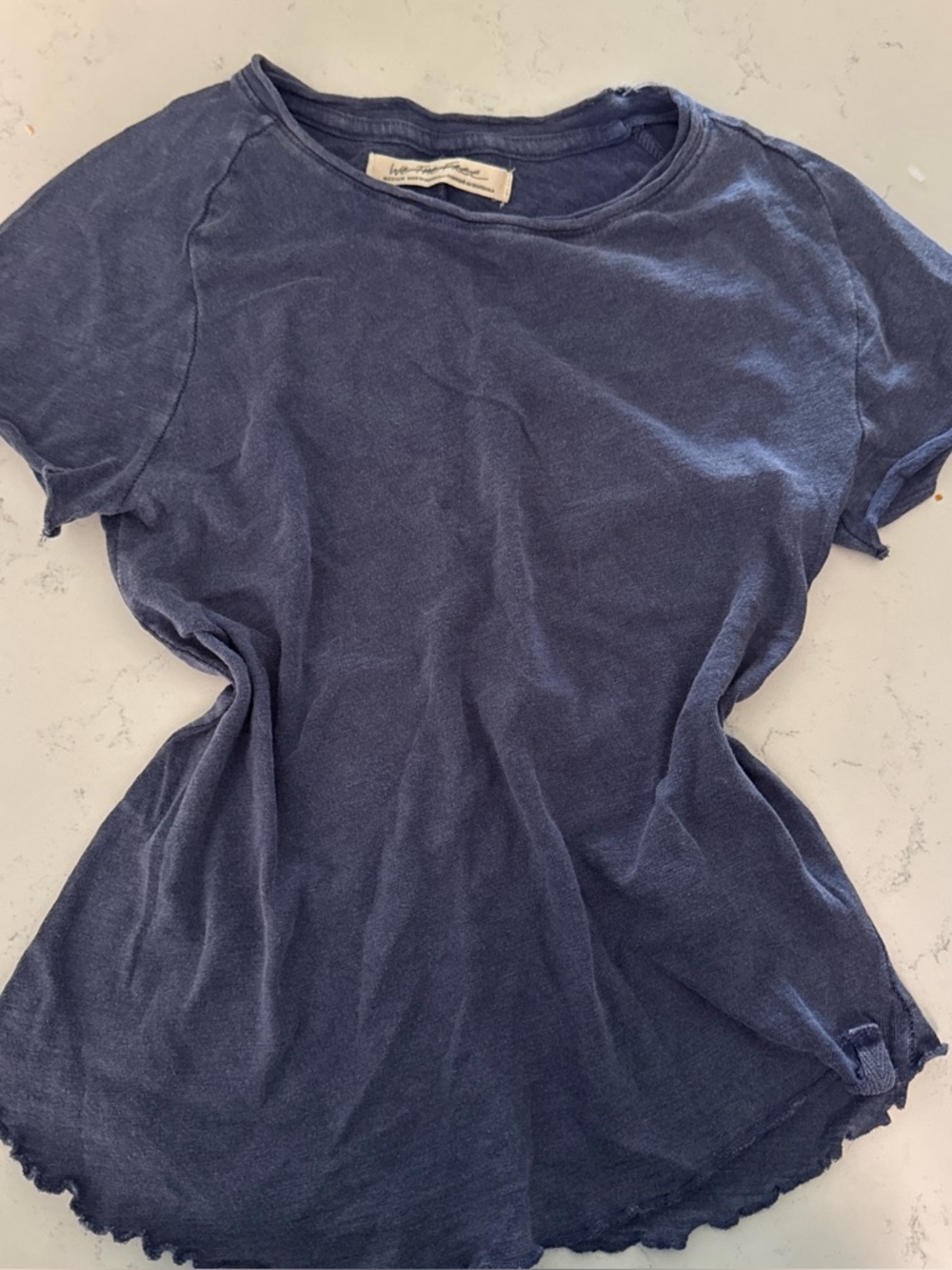 We the Free Navy Short Sleeve Tee